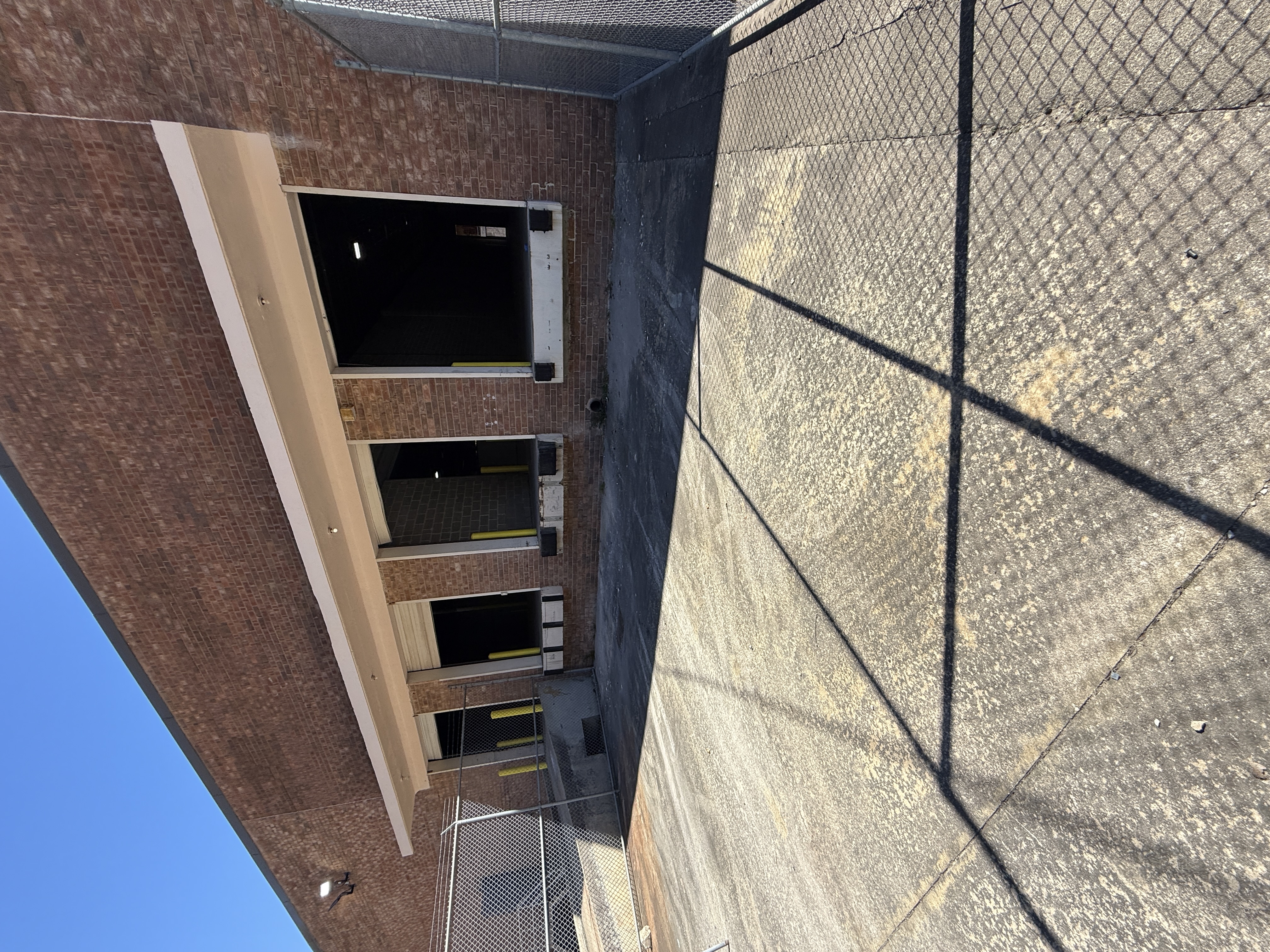 Concrete awning detail