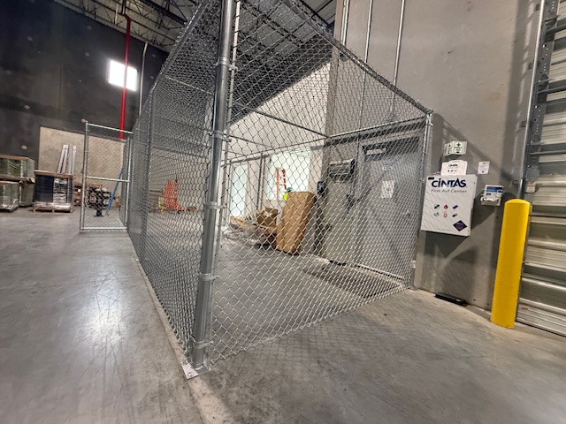 Interior fence cage