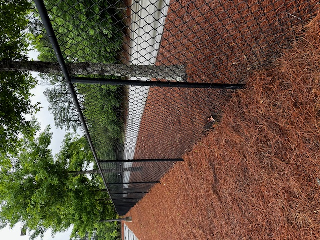 Line post fence repair
