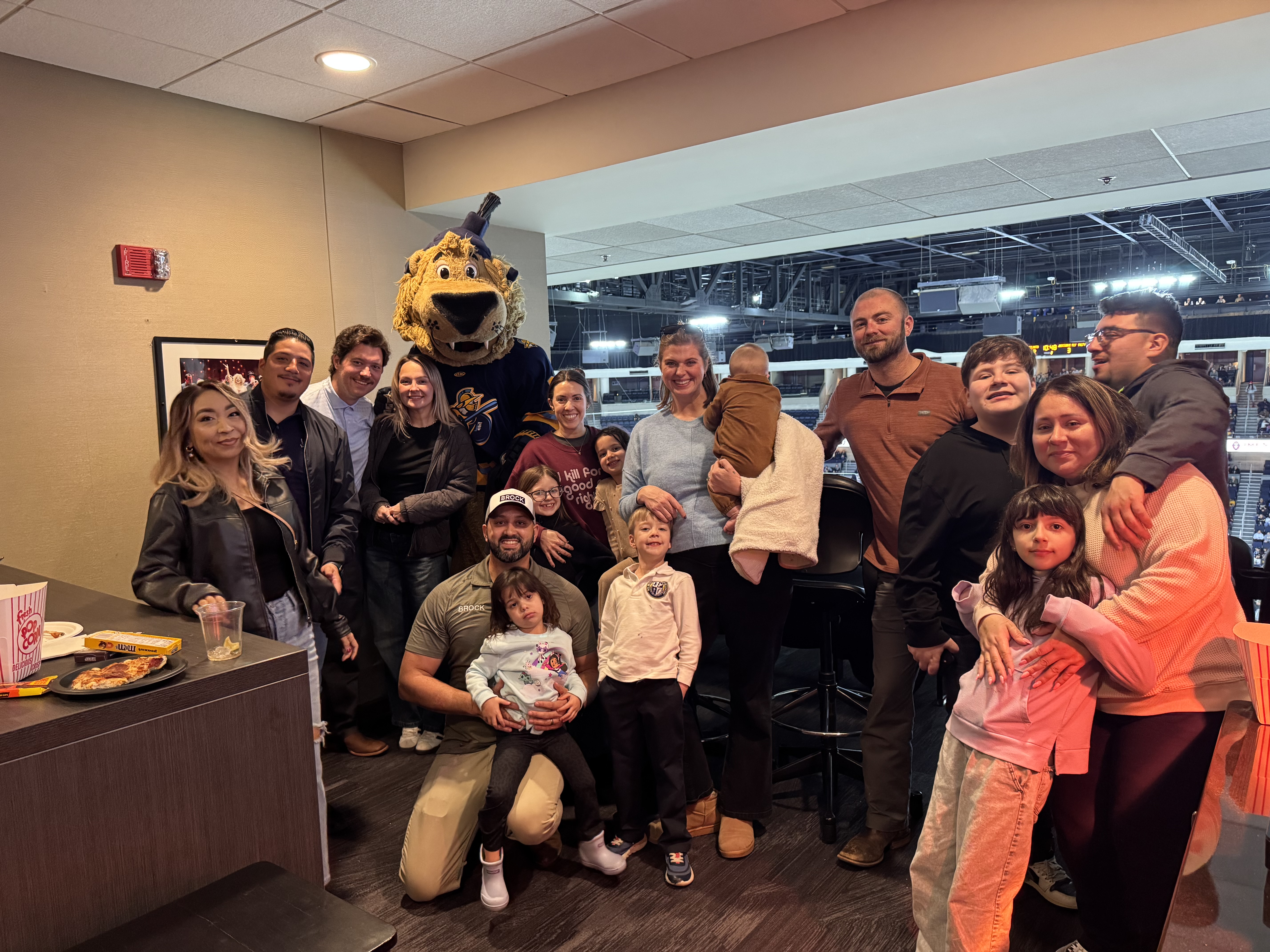 Brock Industrial Finishers team and families at a company outing
